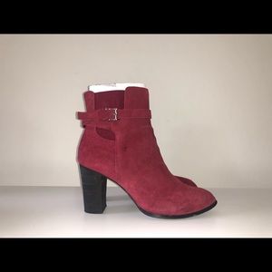 Burgundy Booties